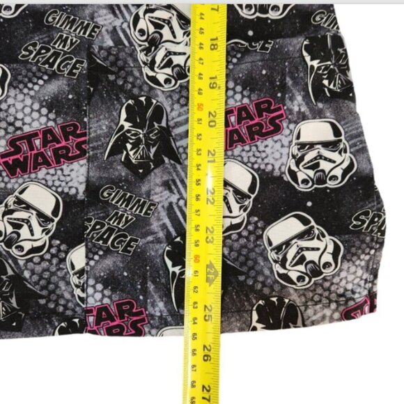 Scrub Nursing Top Lot of 2 Womens Med. Star Wars & 101 Dalmatians Uniforms - Picture 12 of 15